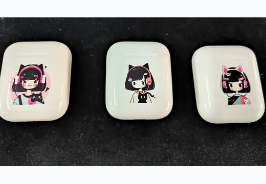 Earbuds Case Printing UV printing sample