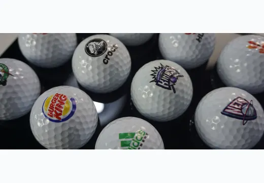 Banner Golf Ball Printing UV printing sample