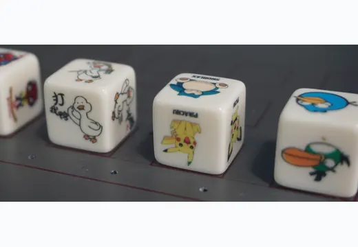Banner Dice Printing UV printing sample