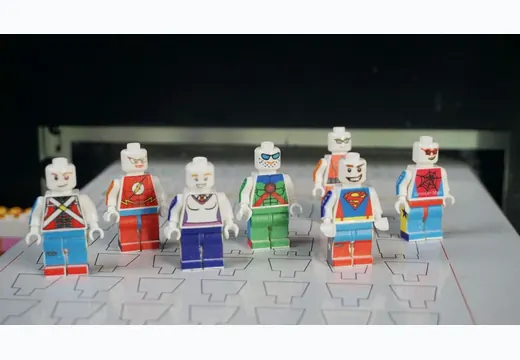 UV Printing For Lego Minifigures UV printing sample