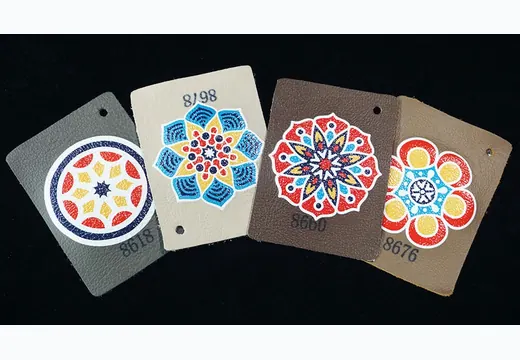 Leather Patch Printing UV printing sample