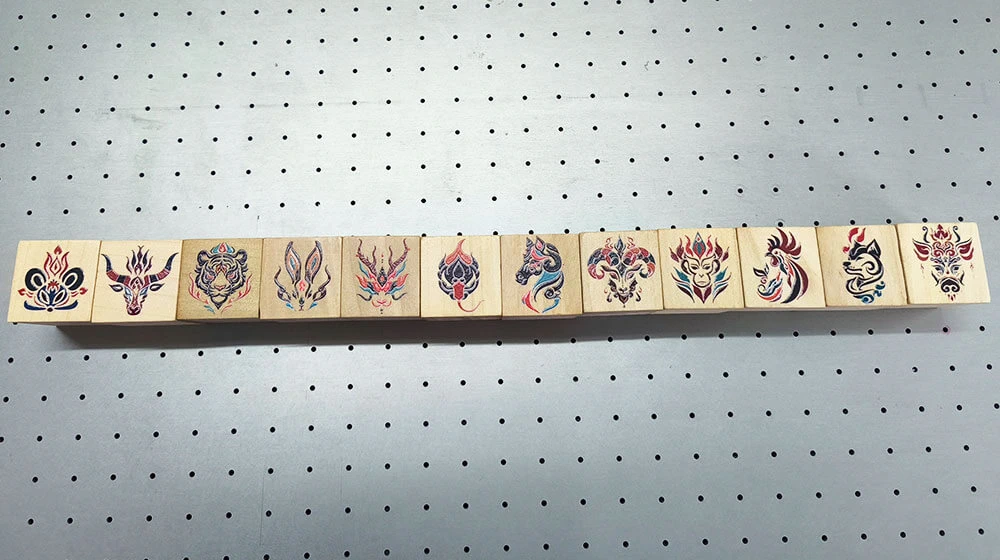 UV printing sample